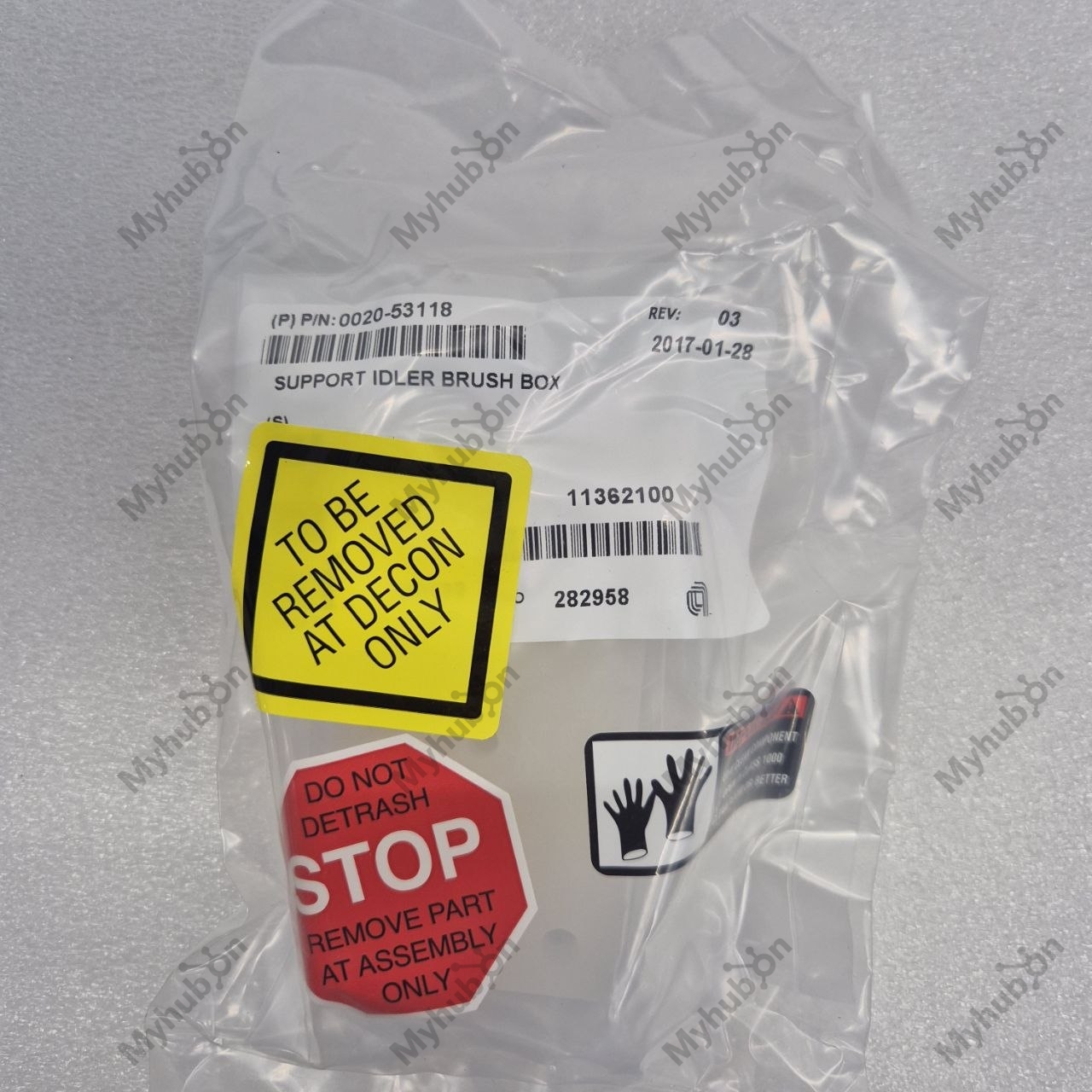 [0020-53118] SUPPORT IDLER BRUSH BOX (OEM New) - MyHubon